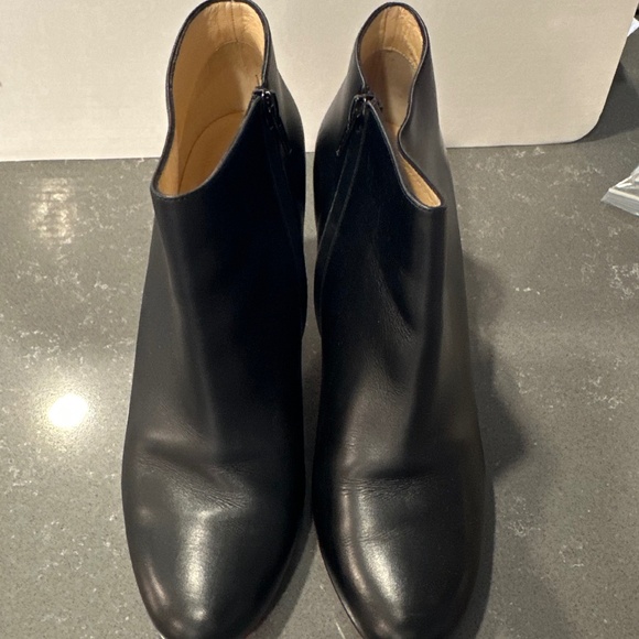 Belle Leather Red Sole Ankle Boots - Picture 1 of 4